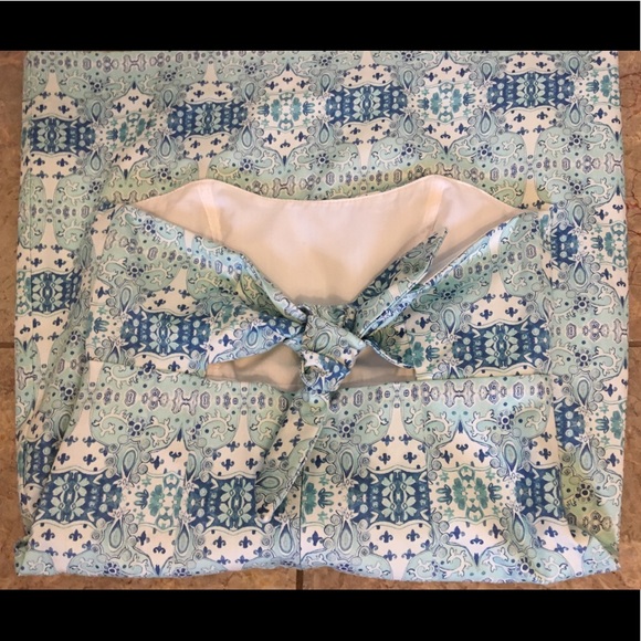 Kaeli Smith Strapless Blue and White Dress- Sz 0 - Picture 5 of 7